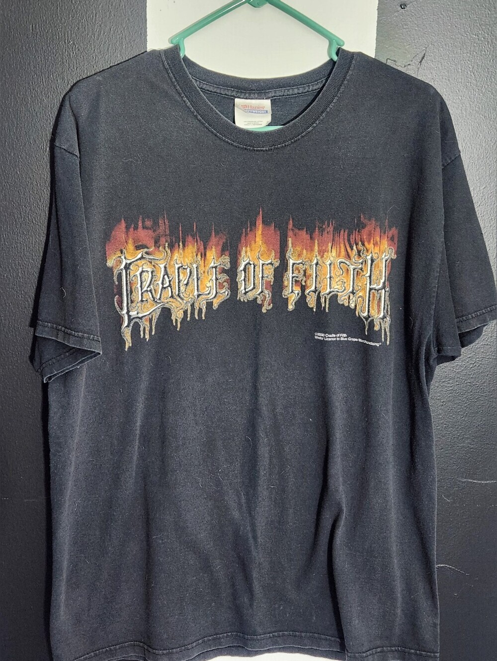 2000 Cradle Of Filth Tee Back Hit
